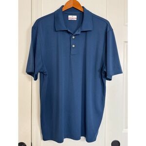 Grand Slam Polo Shirt Men XL Blue Golf Performance AirFlow Short Sleeve